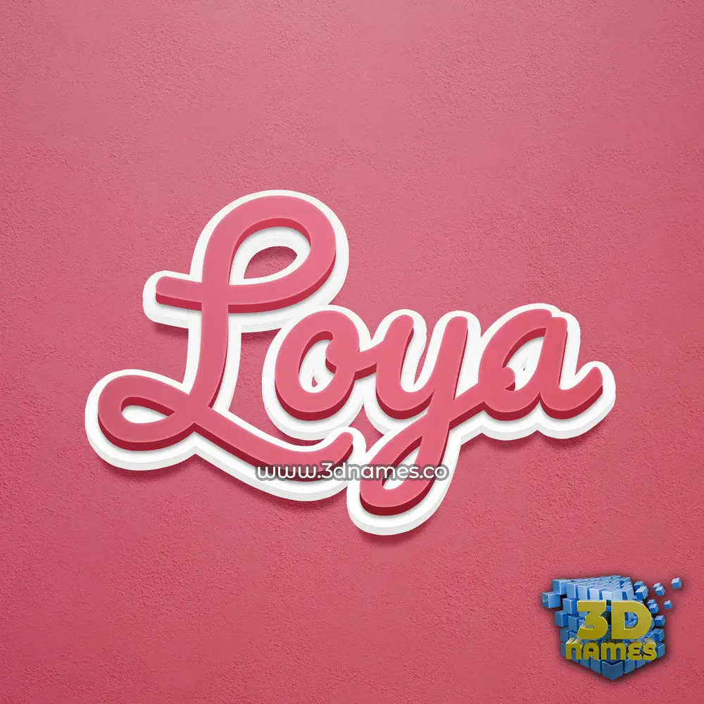 loya in Red Scribble style - 3D name wallpaper loya in Red Scribble style - 3D name wallpaper