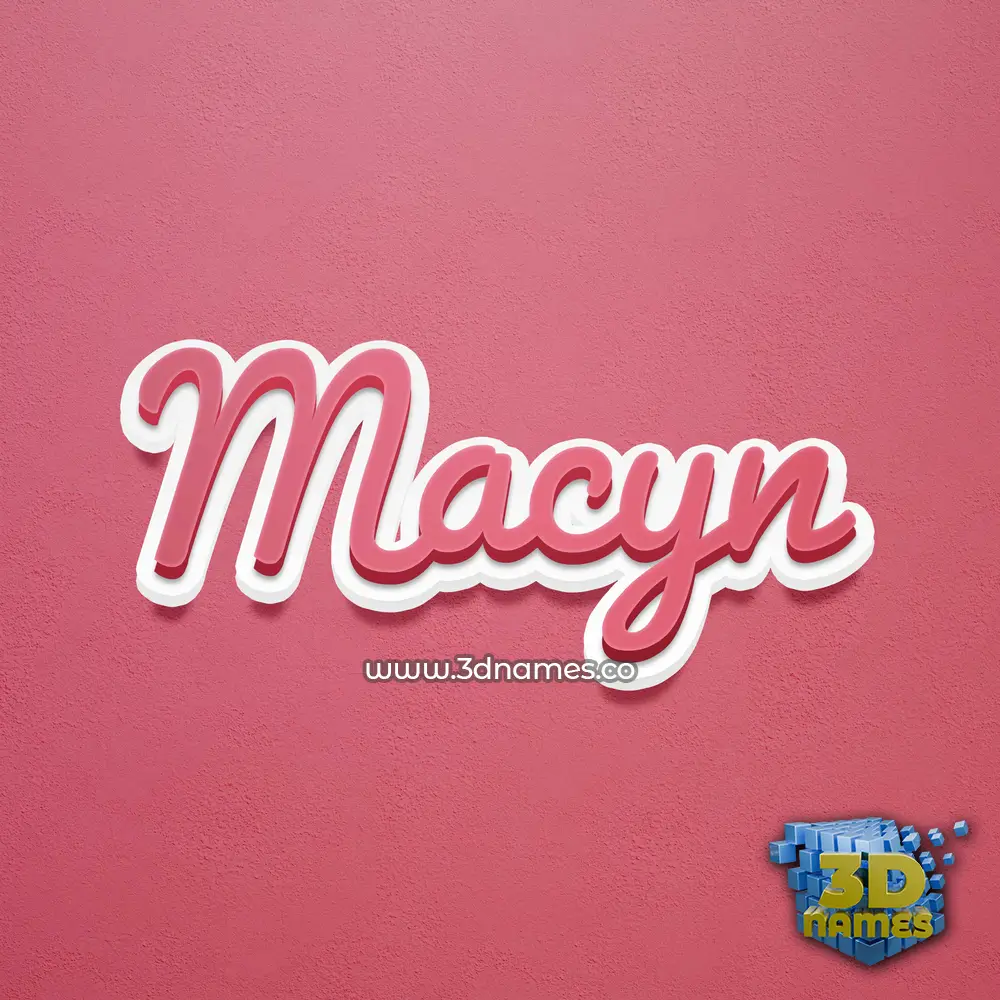 macyn in Red Scribble style - 3D name wallpaper macyn in Red Scribble style - 3D name wallpaper