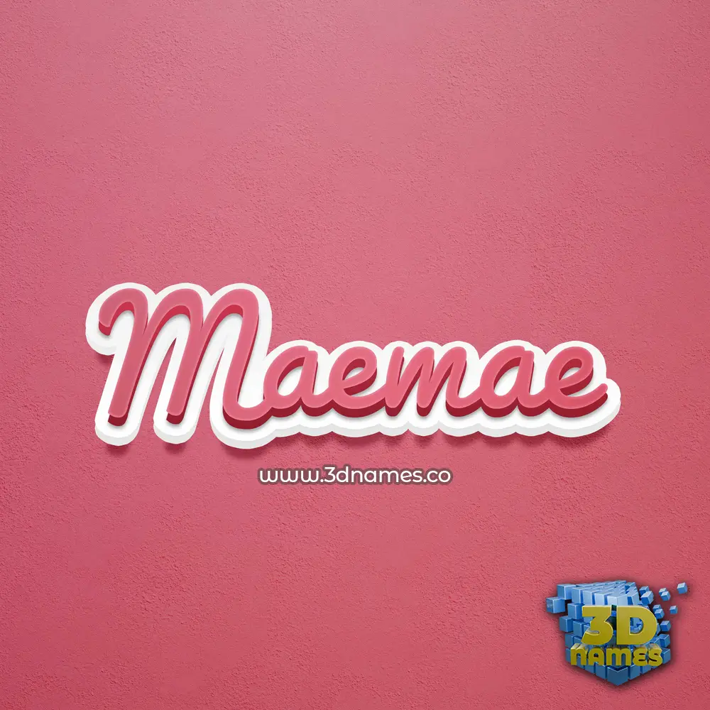maemae in Red Scribble style - 3D name wallpaper maemae in Red Scribble style - 3D name wallpaper
