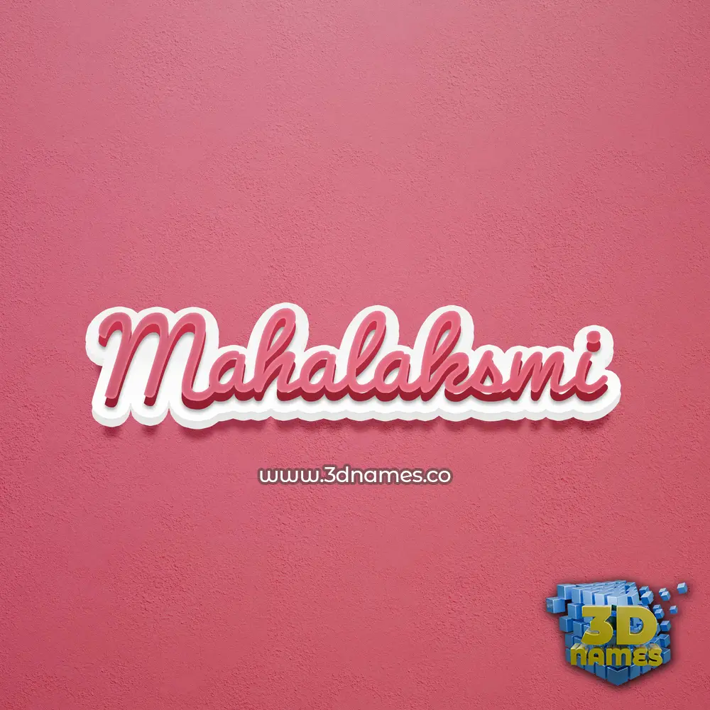 mahalaksmi in Red Scribble style - 3D name wallpaper mahalaksmi in Red Scribble style - 3D name wallpaper