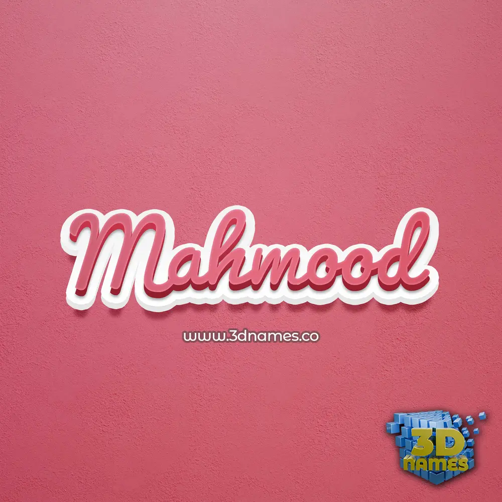 mahmood in Red Scribble style - 3D name wallpaper mahmood in Red Scribble style - 3D name wallpaper