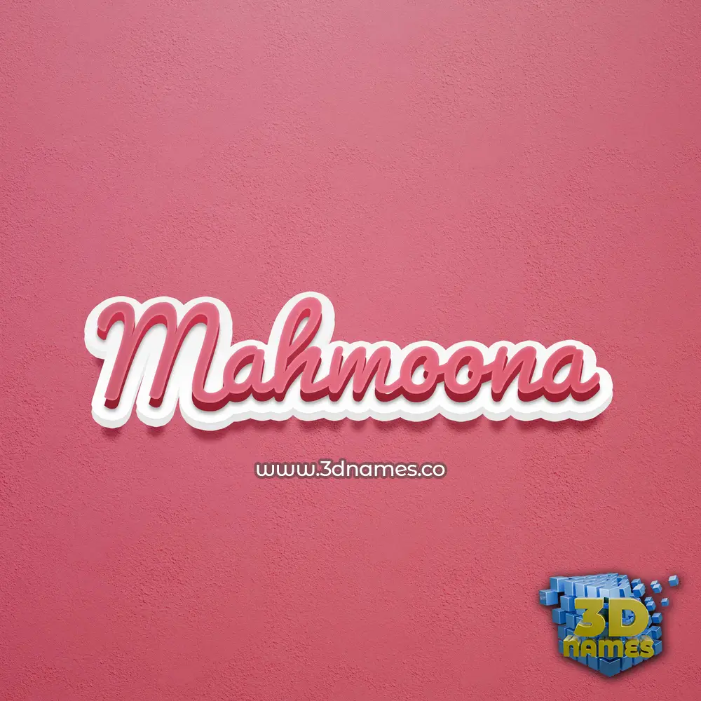 mahmoona in Red Scribble style - 3D name wallpaper mahmoona in Red Scribble style - 3D name wallpaper