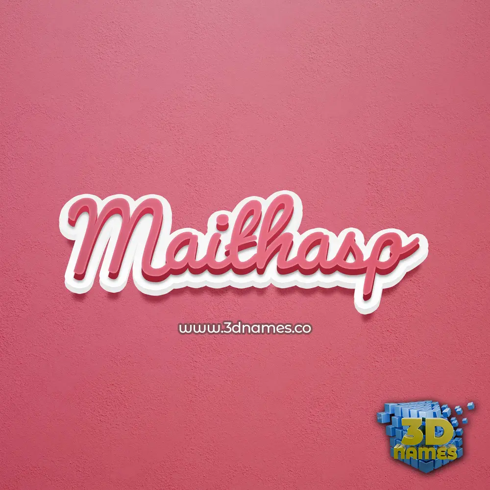 maithasp in Red Scribble style - 3D name wallpaper maithasp in Red Scribble style - 3D name wallpaper