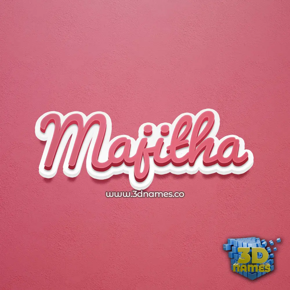 majitha in Red Scribble style - 3D name wallpaper majitha in Red Scribble style - 3D name wallpaper