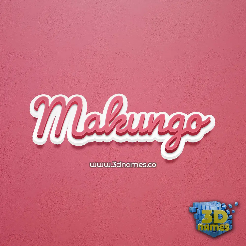 makungo in Red Scribble style - 3D name wallpaper makungo in Red Scribble style - 3D name wallpaper