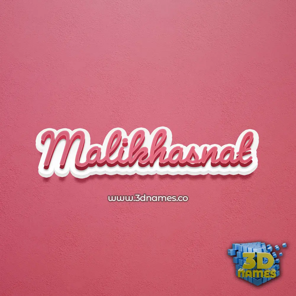 malikhasnat in Red Scribble style - 3D name wallpaper malikhasnat in Red Scribble style - 3D name wallpaper