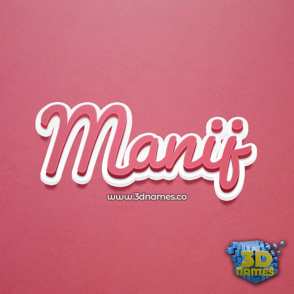 manij in Red Scribble style - 3D name wallpaper manij in Red Scribble style - 3D name wallpaper