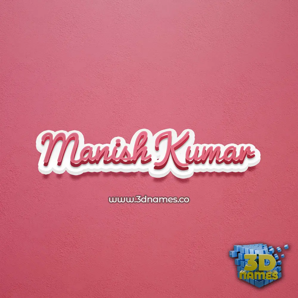 manish kumar in Red Scribble style - 3D name wallpaper manish kumar in Red Scribble style - 3D name wallpaper
