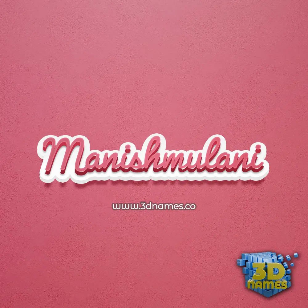 manishmulani in Red Scribble style - 3D name wallpaper manishmulani in Red Scribble style - 3D name wallpaper