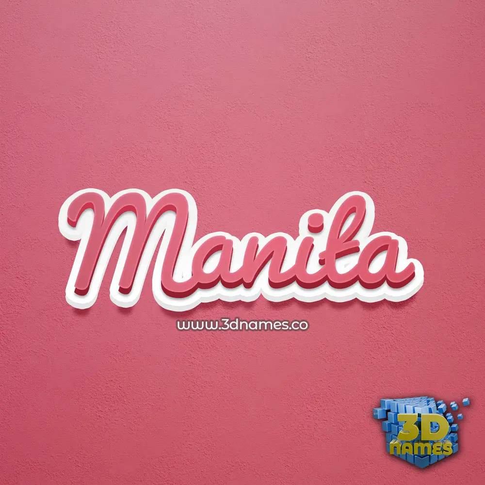 manita in Red Scribble style - 3D name wallpaper manita in Red Scribble style - 3D name wallpaper