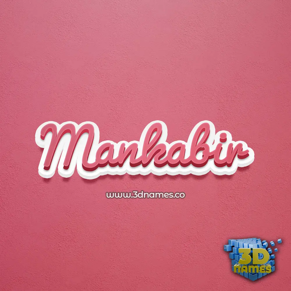 mankabir in Red Scribble style - 3D name wallpaper mankabir in Red Scribble style - 3D name wallpaper