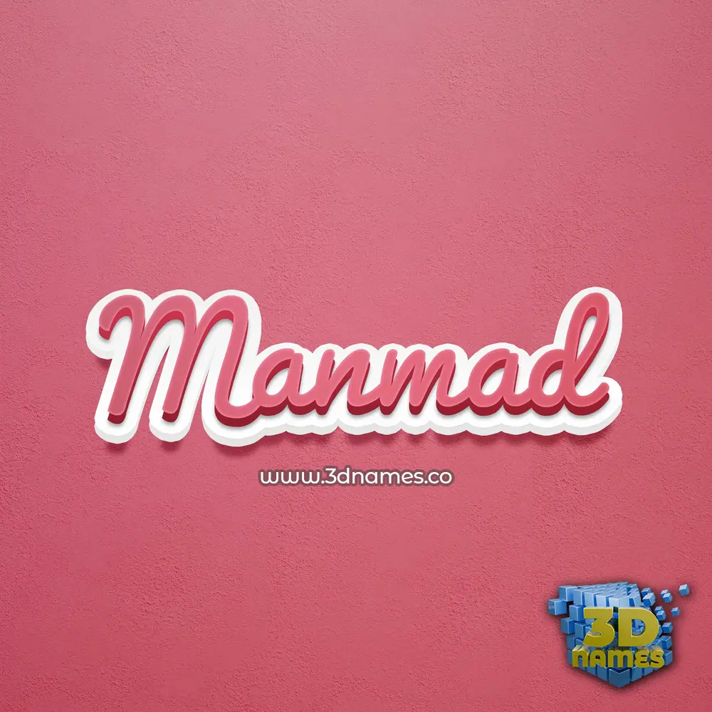 manmad in Red Scribble style - 3D name wallpaper manmad in Red Scribble style - 3D name wallpaper