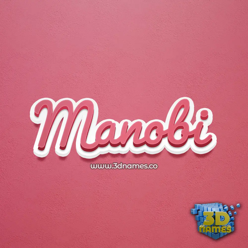 manobi in Red Scribble style - 3D name wallpaper manobi in Red Scribble style - 3D name wallpaper