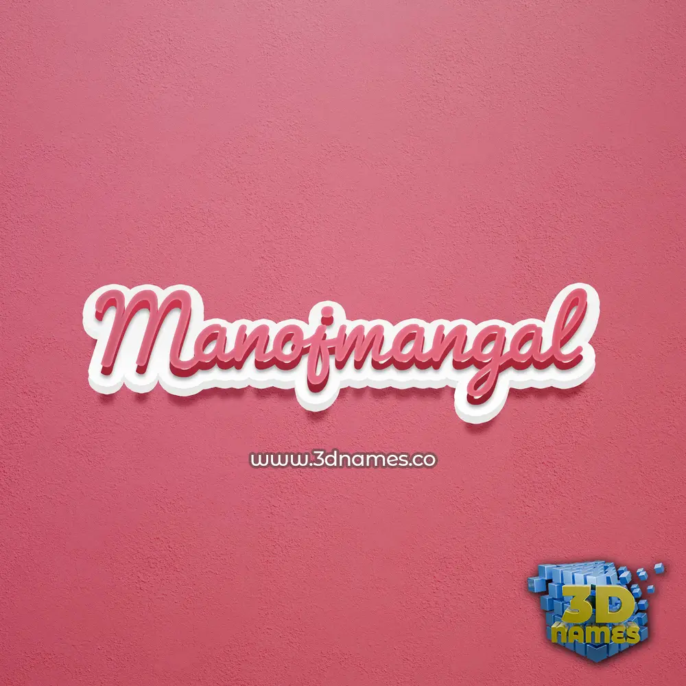 manojmangal in Red Scribble style - 3D name wallpaper manojmangal in Red Scribble style - 3D name wallpaper