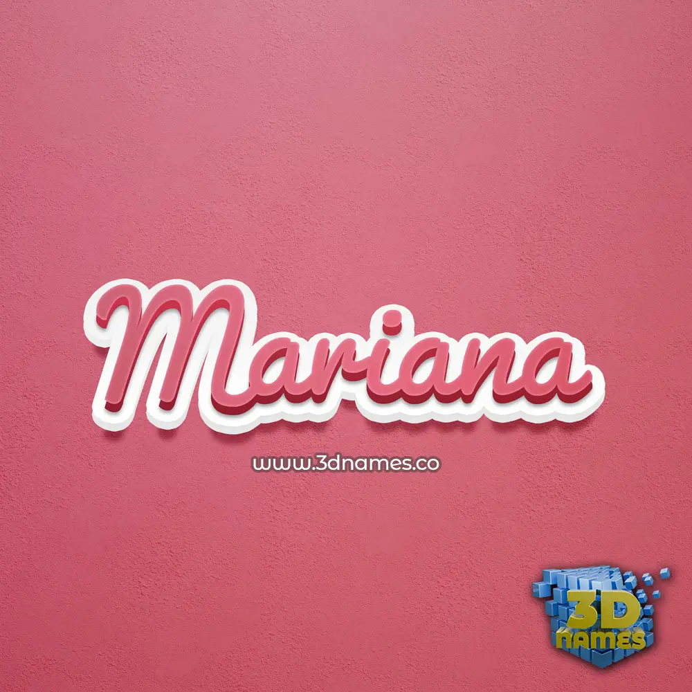 mariana in Red Scribble style - 3D name wallpaper mariana in Red Scribble style - 3D name wallpaper