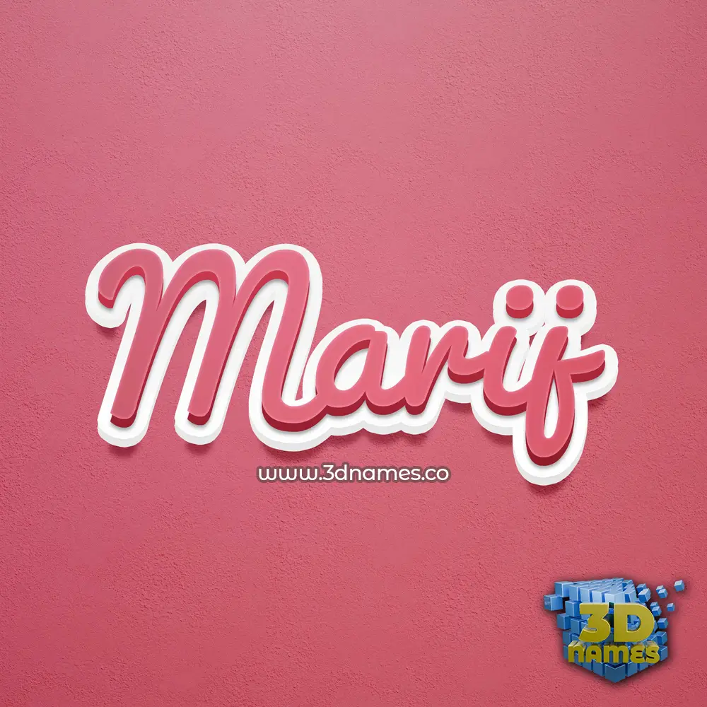 marij in Red Scribble style - 3D name wallpaper marij in Red Scribble style - 3D name wallpaper