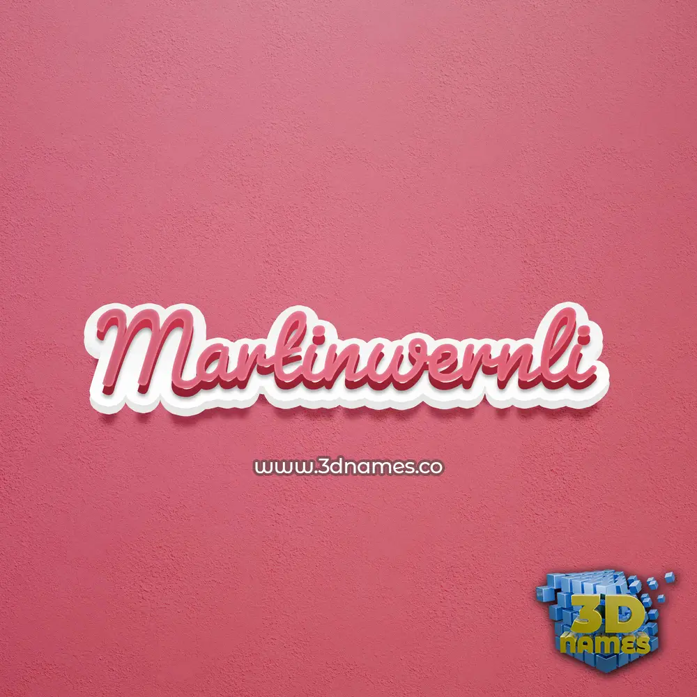 martinwernli in Red Scribble style - 3D name wallpaper martinwernli in Red Scribble style - 3D name wallpaper