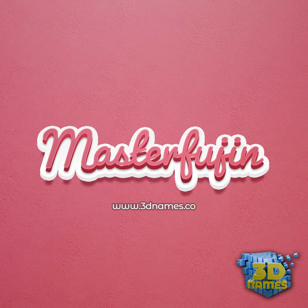 masterfujin in Red Scribble style - 3D name wallpaper masterfujin in Red Scribble style - 3D name wallpaper