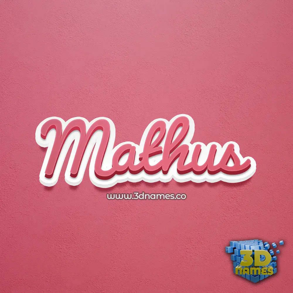 mathus in Red Scribble style - 3D name wallpaper mathus in Red Scribble style - 3D name wallpaper