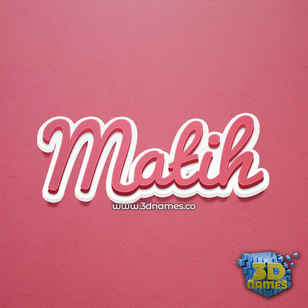 matih in Red Scribble style - 3D name wallpaper matih in Red Scribble style - 3D name wallpaper