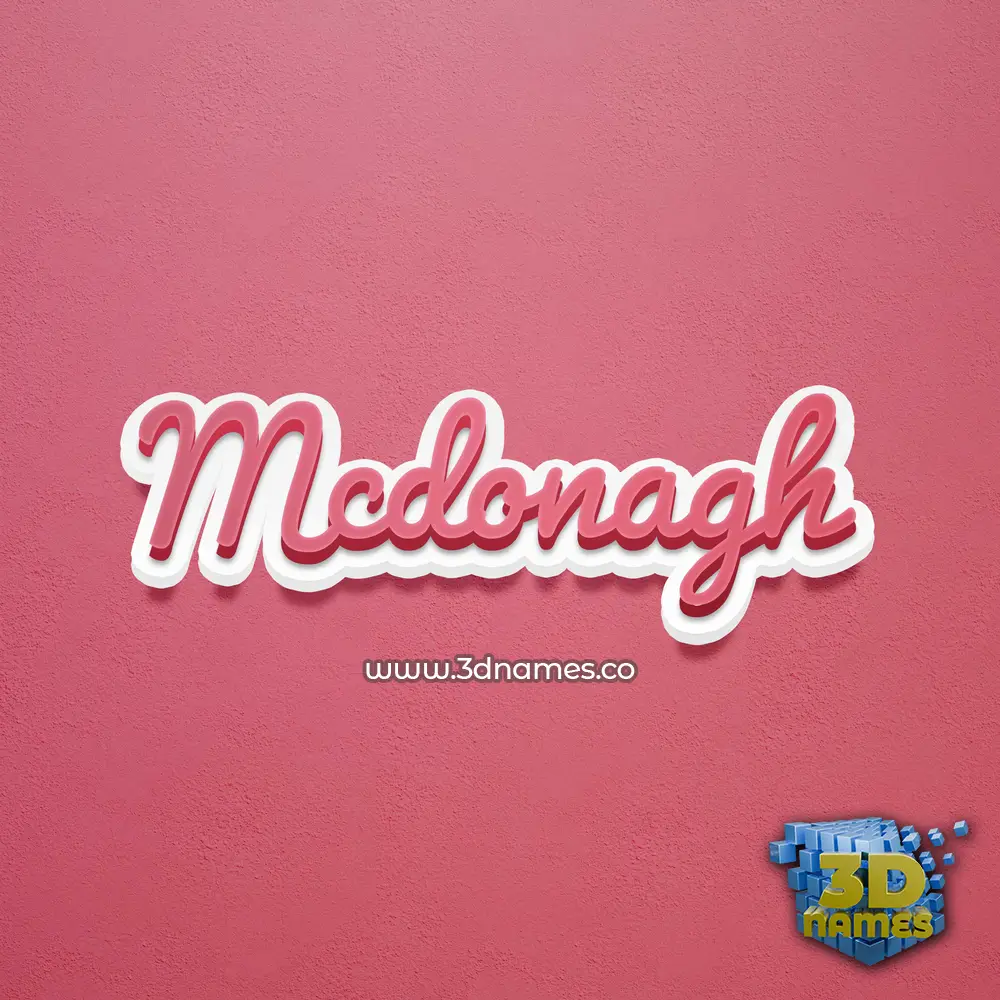 mcdonagh in Red Scribble style - 3D name wallpaper mcdonagh in Red Scribble style - 3D name wallpaper