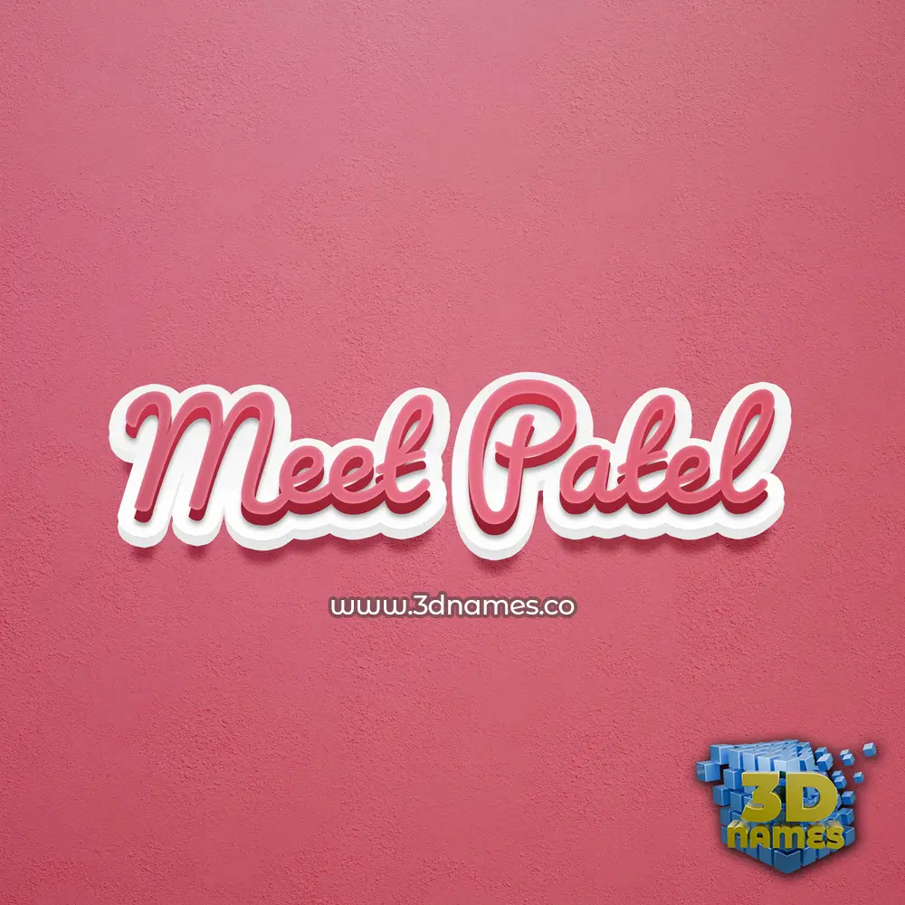 meet patel in Red Scribble style - 3D name wallpaper meet patel in Red Scribble style - 3D name wallpaper