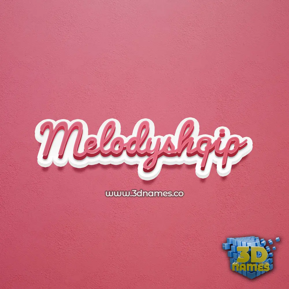 melodyshqip in Red Scribble style - 3D name wallpaper melodyshqip in Red Scribble style - 3D name wallpaper