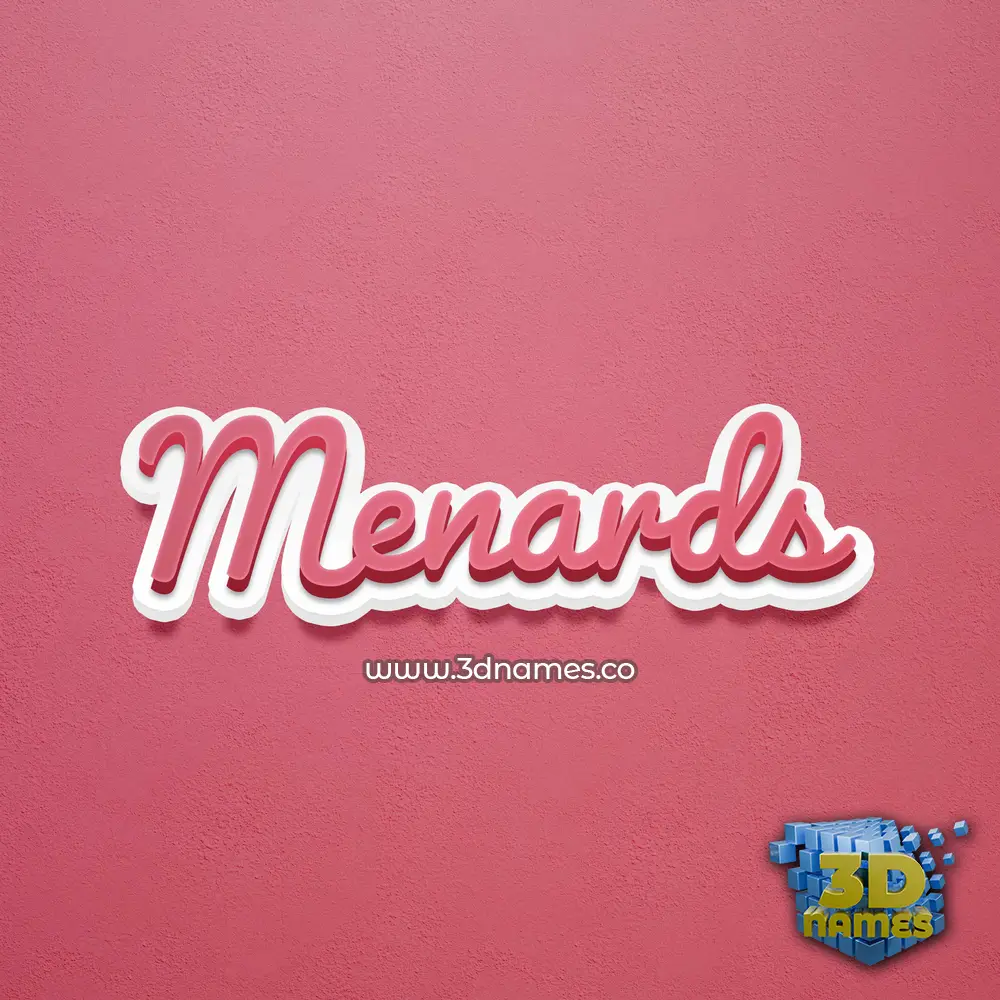 menards in Red Scribble style - 3D name wallpaper menards in Red Scribble style - 3D name wallpaper