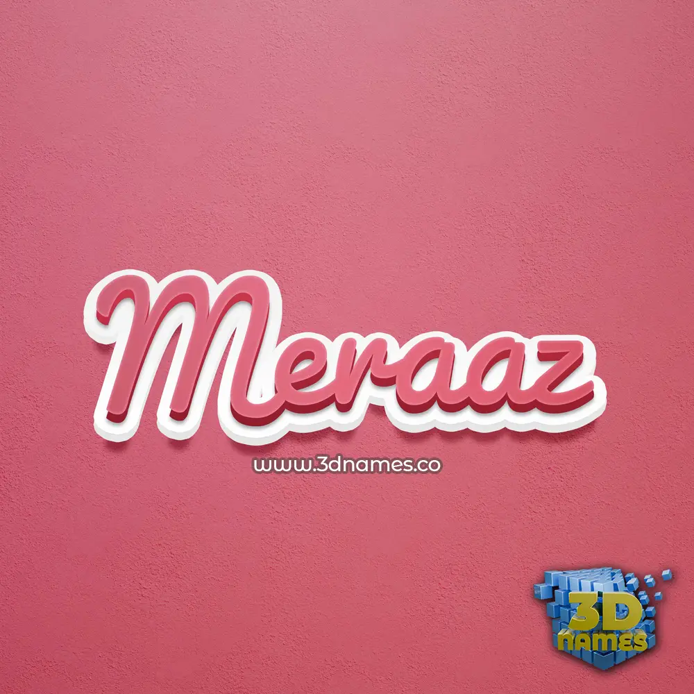 meraaz in Red Scribble style - 3D name wallpaper meraaz in Red Scribble style - 3D name wallpaper