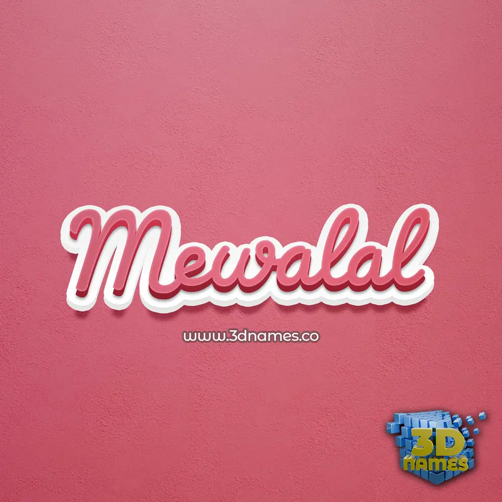 mewalal in Red Scribble style - 3D name wallpaper mewalal in Red Scribble style - 3D name wallpaper