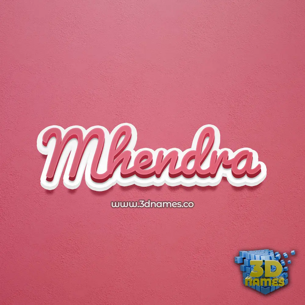 mhendra in Red Scribble style - 3D name wallpaper mhendra in Red Scribble style - 3D name wallpaper