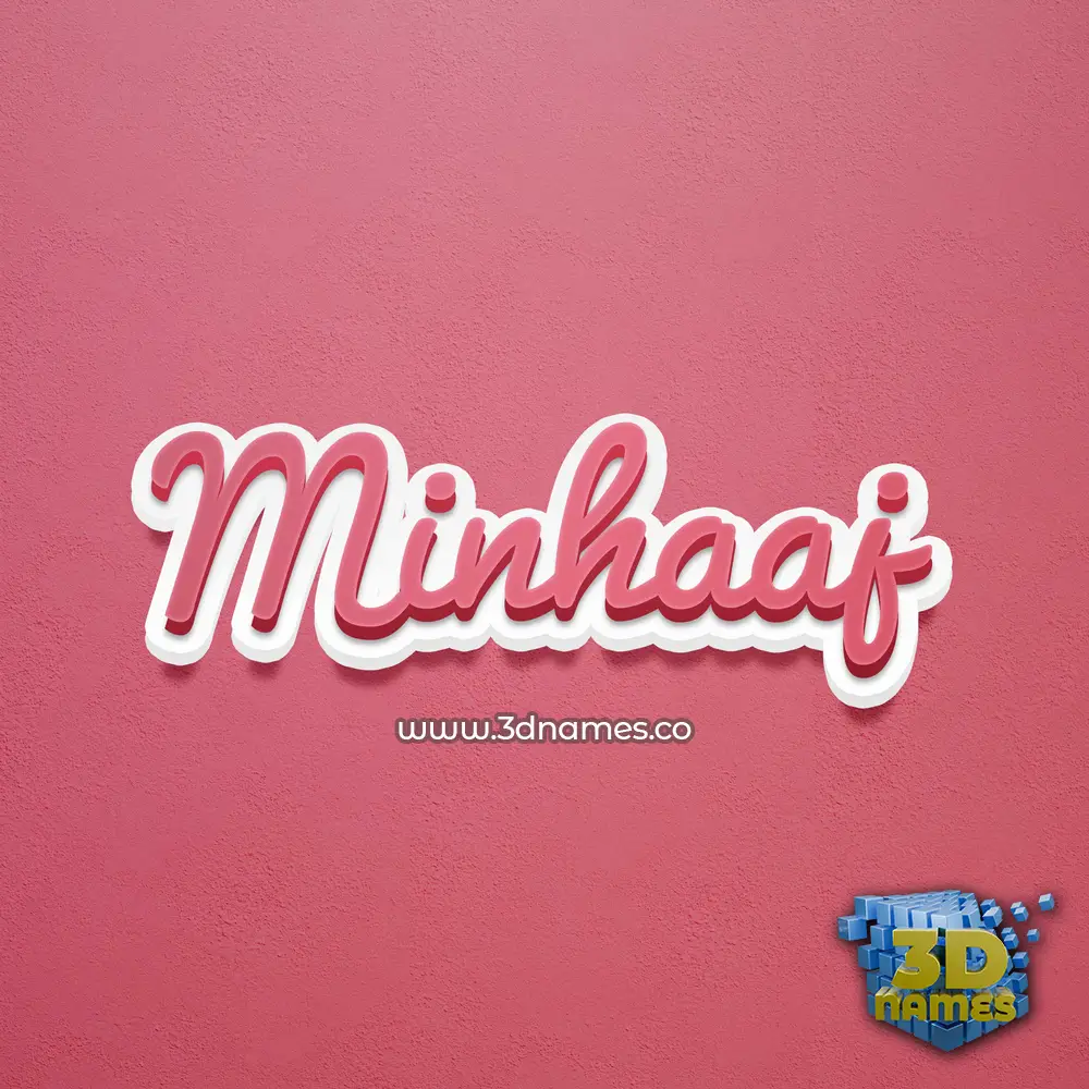 minhaaj in Red Scribble style - 3D name wallpaper minhaaj in Red Scribble style - 3D name wallpaper
