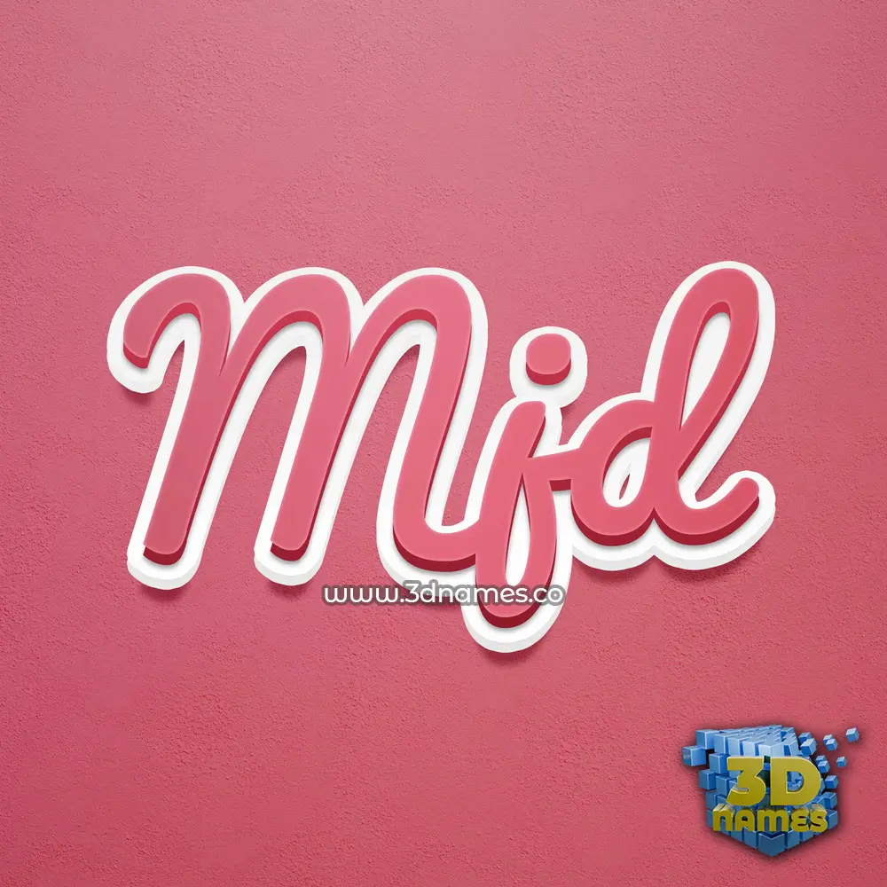 mjd in Red Scribble style - 3D name wallpaper mjd in Red Scribble style - 3D name wallpaper