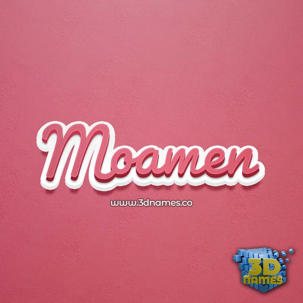 moamen in Red Scribble style - 3D name wallpaper moamen in Red Scribble style - 3D name wallpaper