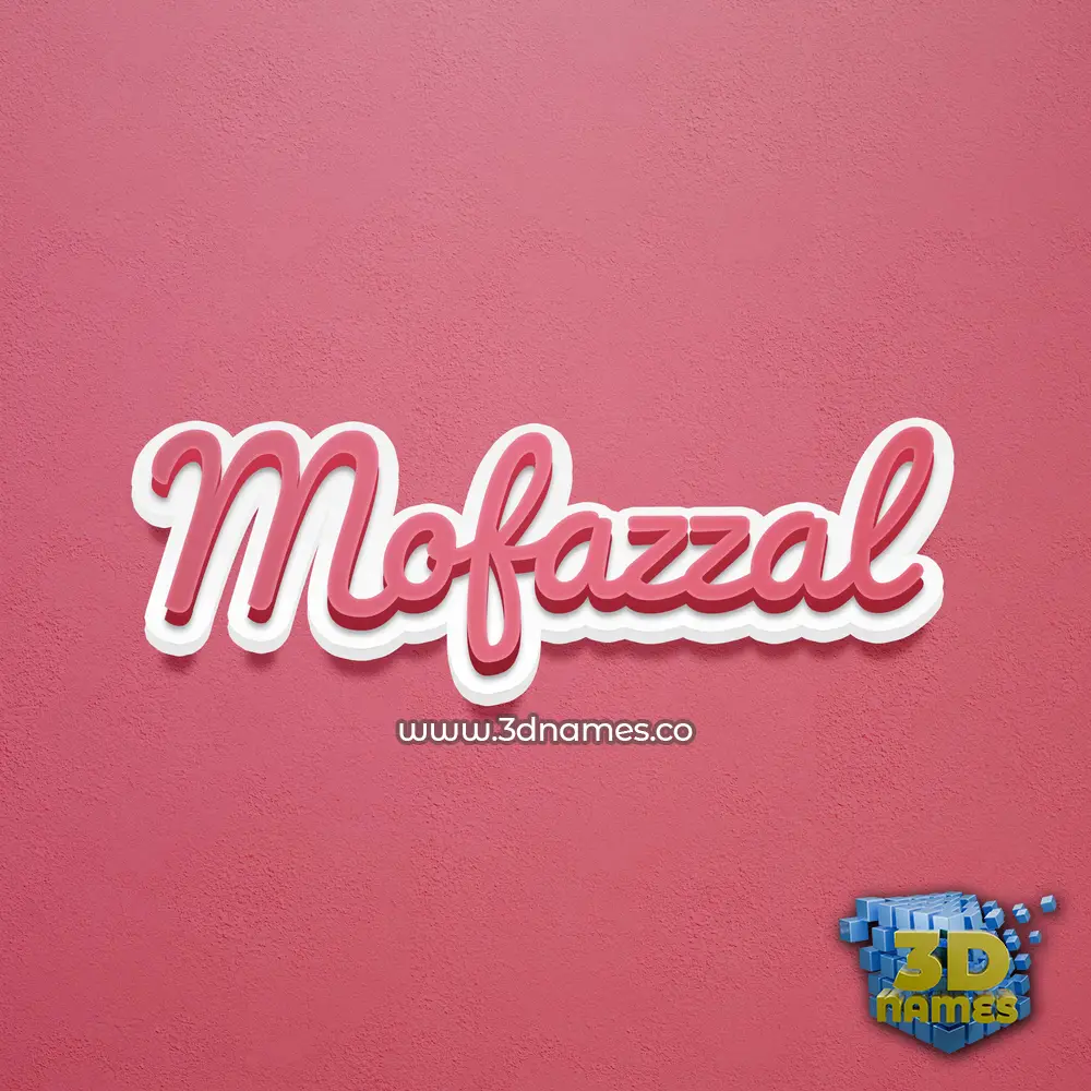 mofazzal in Red Scribble style - 3D name wallpaper mofazzal in Red Scribble style - 3D name wallpaper