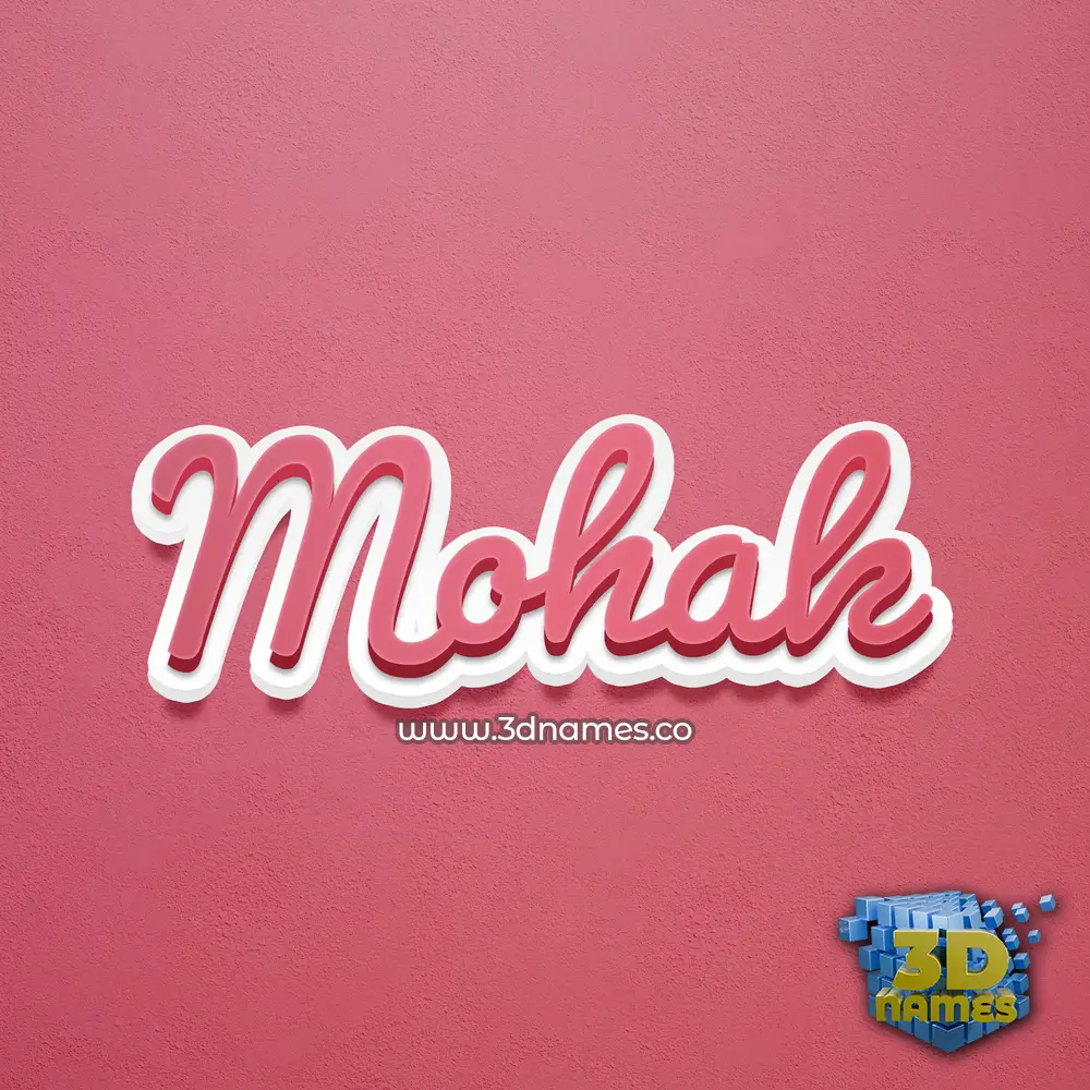 mohak in Red Scribble style - 3D name wallpaper mohak in Red Scribble style - 3D name wallpaper
