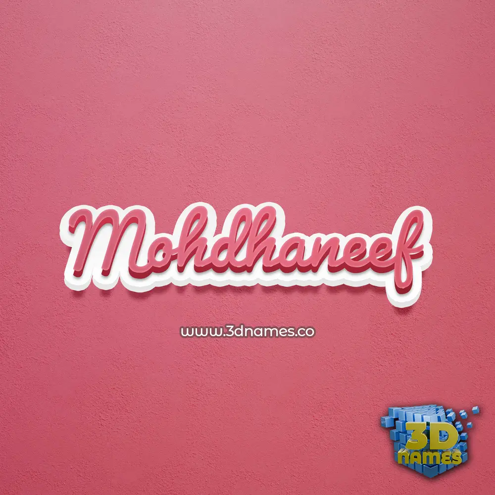 mohdhaneef in Red Scribble style - 3D name wallpaper mohdhaneef in Red Scribble style - 3D name wallpaper