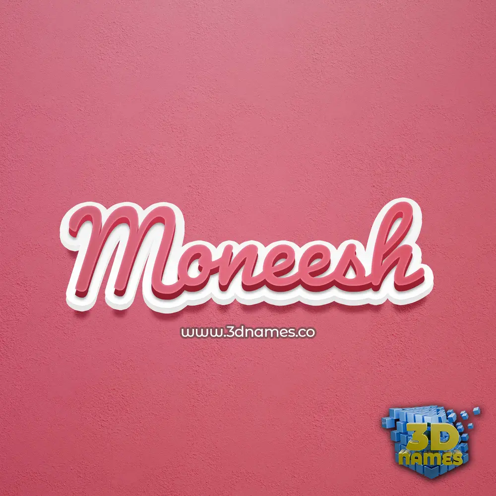 moneesh in Red Scribble style - 3D name wallpaper moneesh in Red Scribble style - 3D name wallpaper