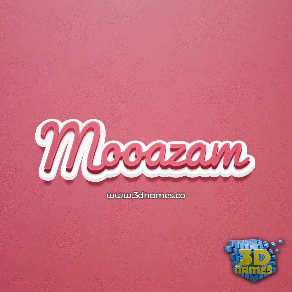 mooazam in Red Scribble style - 3D name wallpaper mooazam in Red Scribble style - 3D name wallpaper