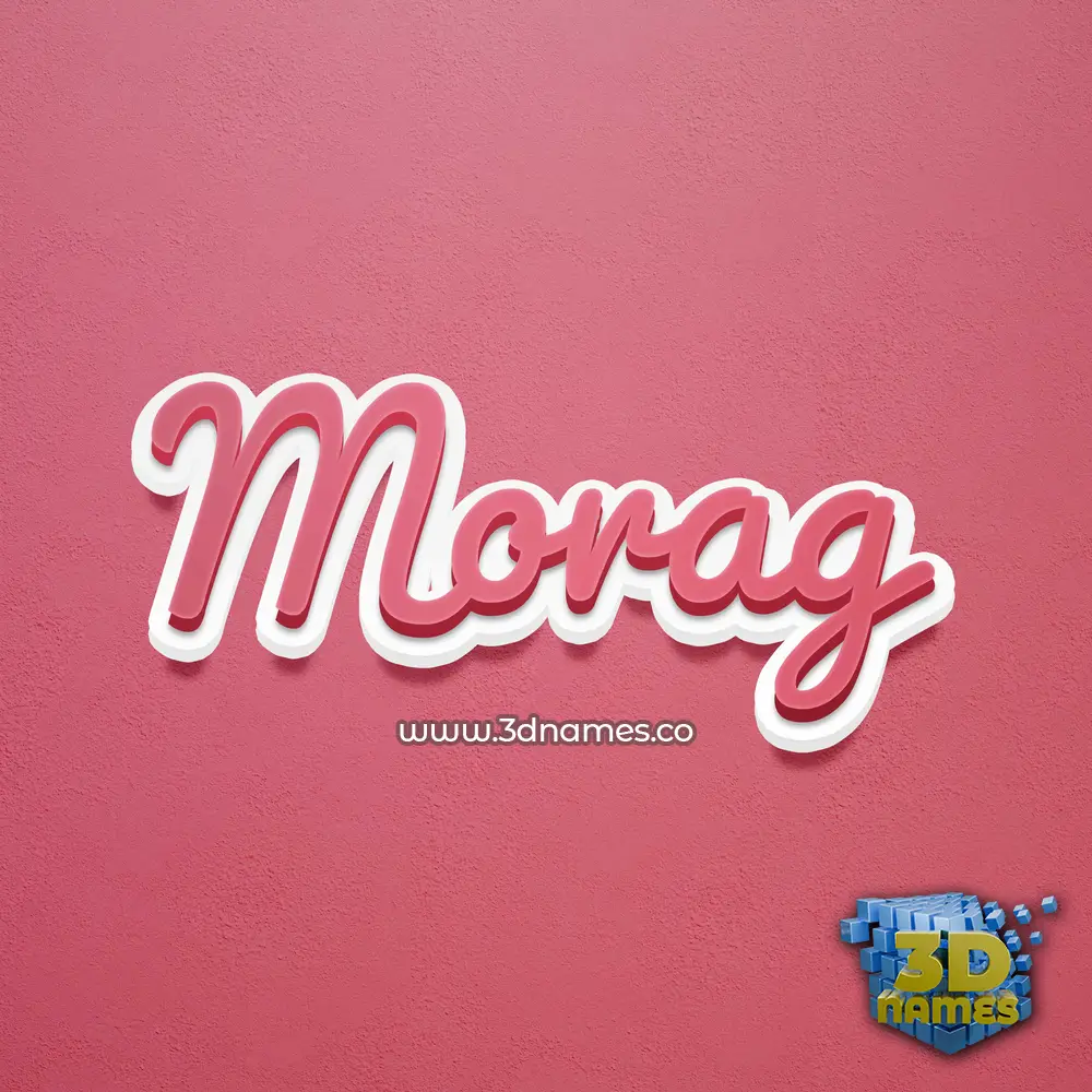 morag in Red Scribble style - 3D name wallpaper morag in Red Scribble style - 3D name wallpaper