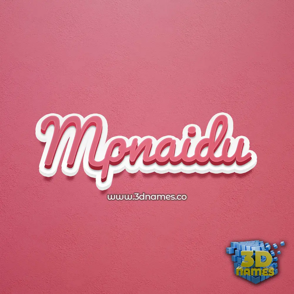 mpnaidu in Red Scribble style - 3D name wallpaper mpnaidu in Red Scribble style - 3D name wallpaper