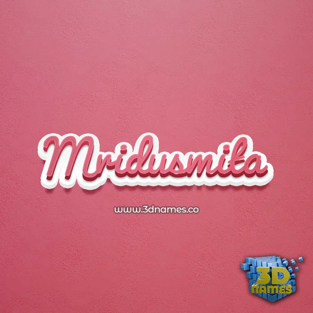 mridusmita in Red Scribble style - 3D name wallpaper mridusmita in Red Scribble style - 3D name wallpaper