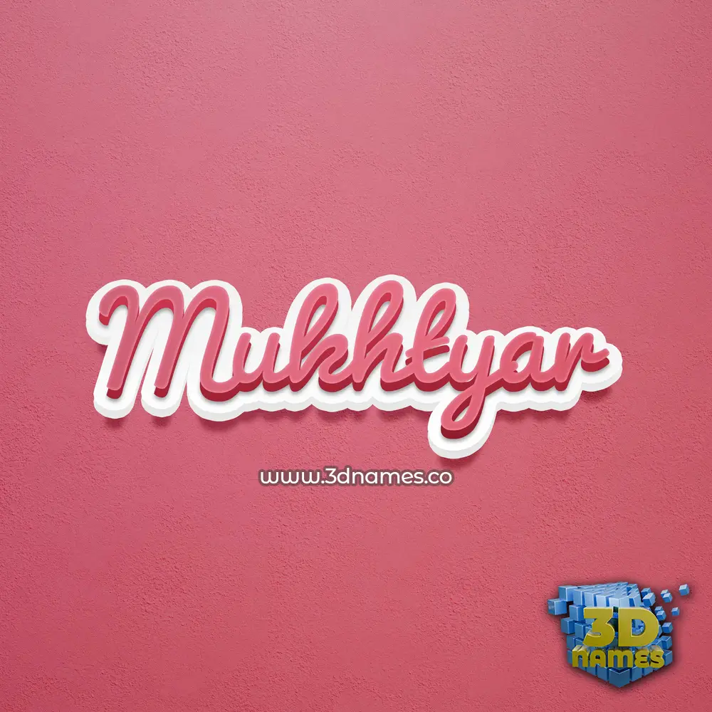 mukhtyar in Red Scribble style - 3D name wallpaper mukhtyar in Red Scribble style - 3D name wallpaper