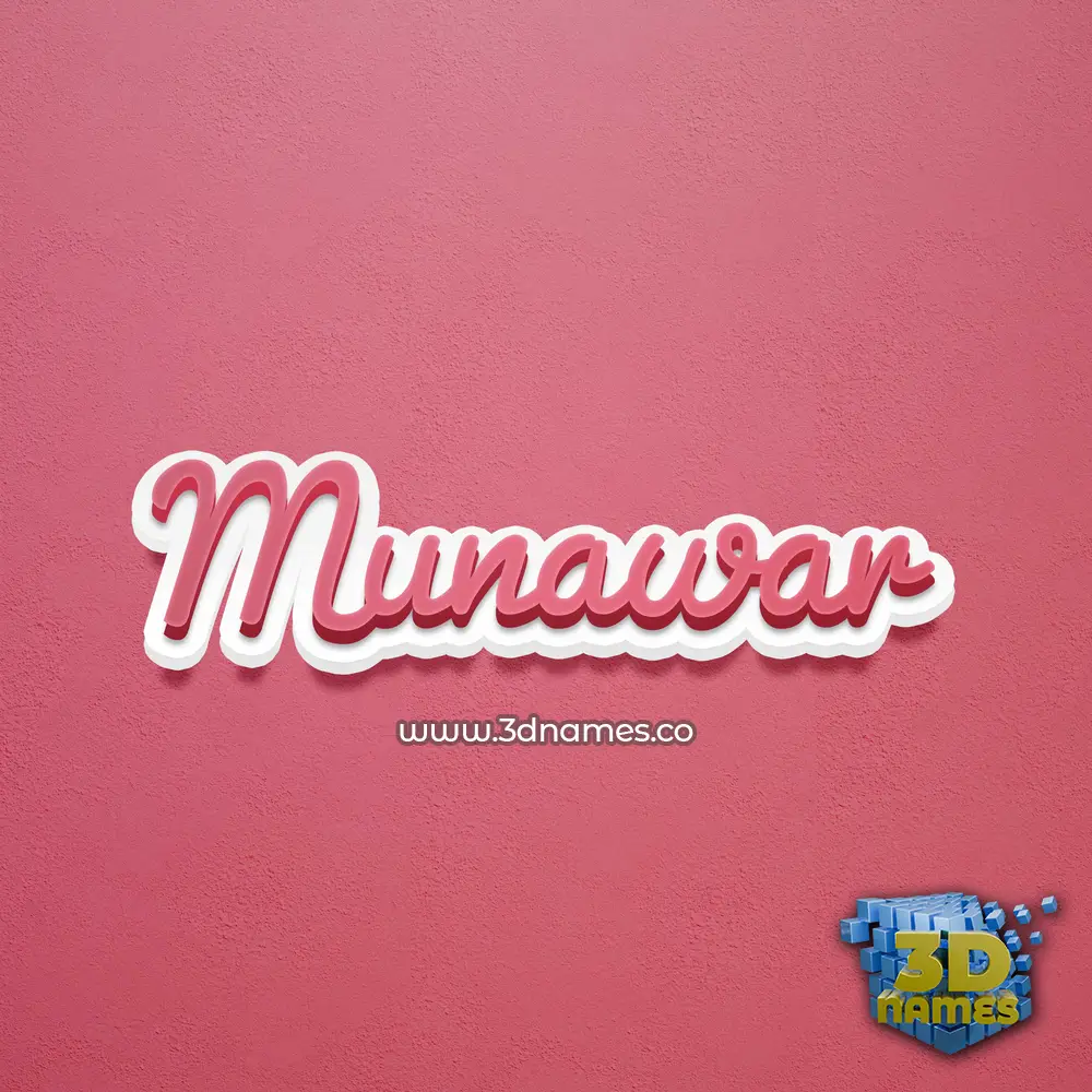 munawar in Red Scribble style - 3D name wallpaper munawar in Red Scribble style - 3D name wallpaper