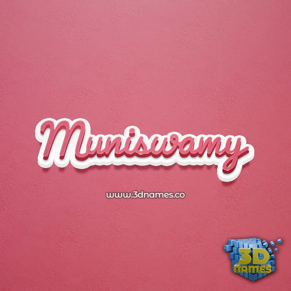 muniswamy in Red Scribble style - 3D name wallpaper muniswamy in Red Scribble style - 3D name wallpaper
