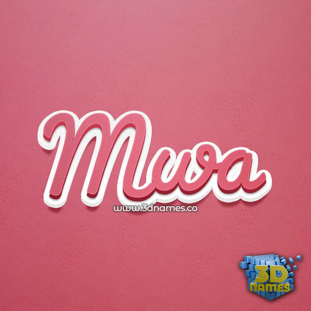 mwa in Red Scribble style - 3D name wallpaper mwa in Red Scribble style - 3D name wallpaper