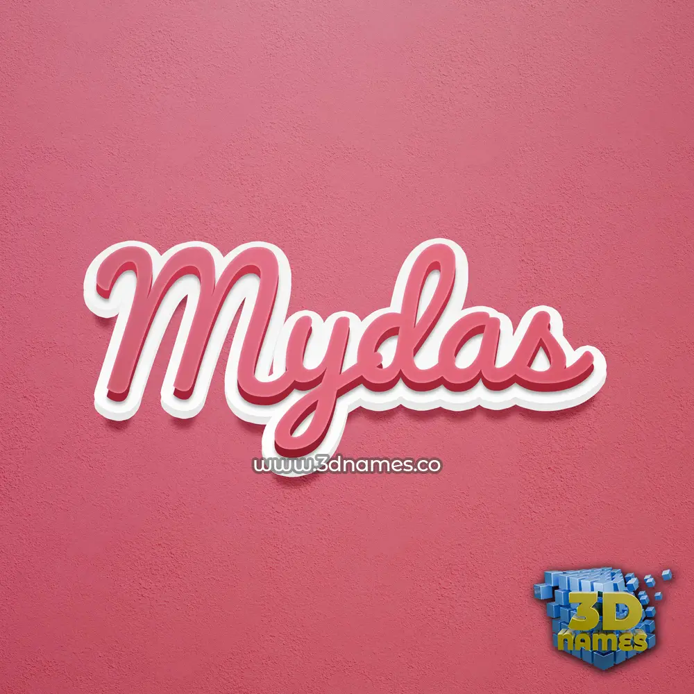 mydas in Red Scribble style - 3D name wallpaper mydas in Red Scribble style - 3D name wallpaper
