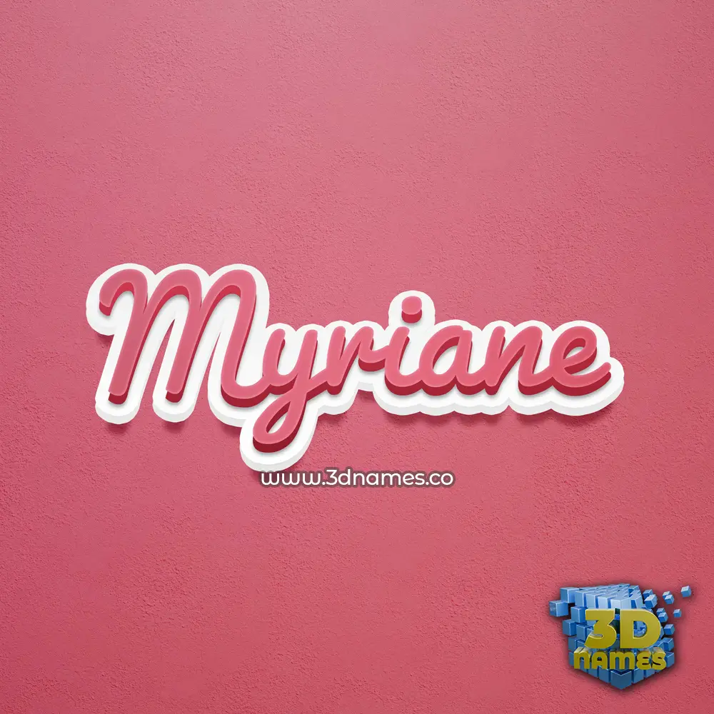 myriane in Red Scribble style - 3D name wallpaper myriane in Red Scribble style - 3D name wallpaper