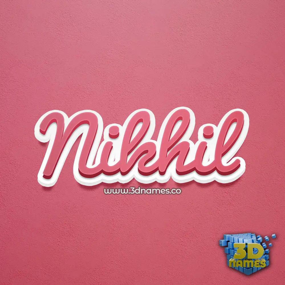 nikhil in Red Scribble style - 3D name wallpaper nikhil in Red Scribble style - 3D name wallpaper