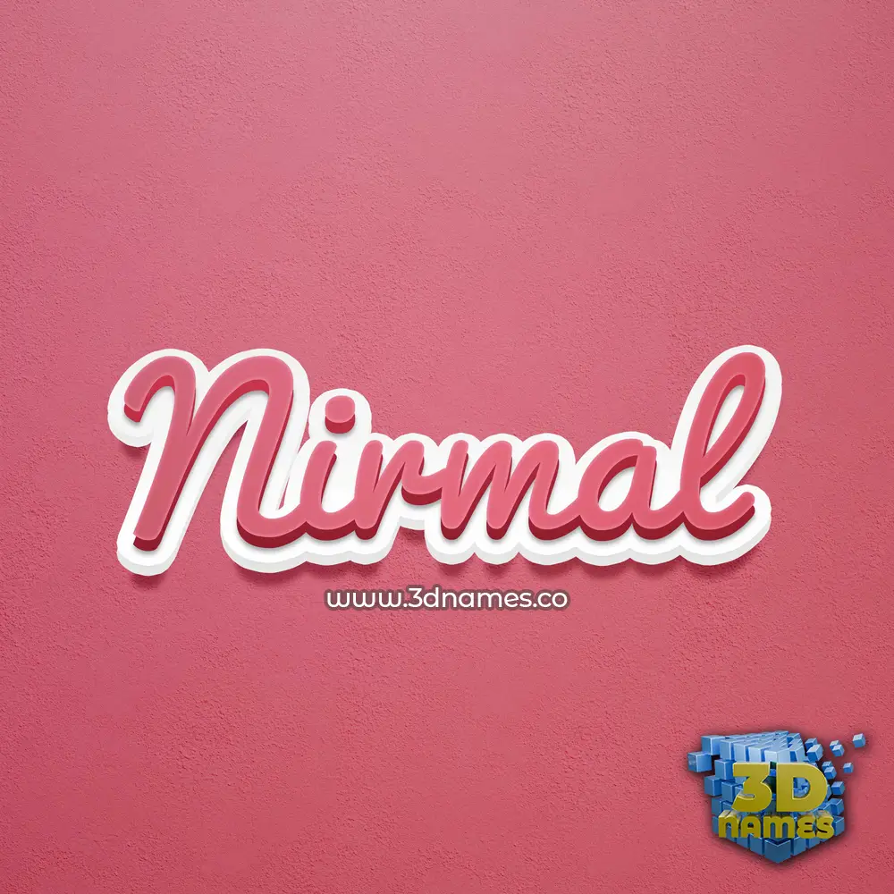 nirmal in Red Scribble style - 3D name wallpaper nirmal in Red Scribble style - 3D name wallpaper